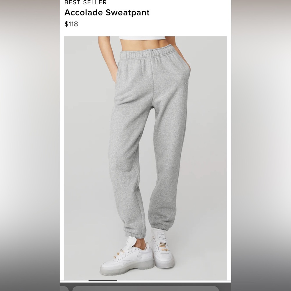 ALO Yoga Gray Accolade Sweatpant